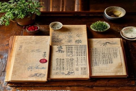 恋足文化相关书籍与艺术作品摆放在温暖木质桌面上，体现恋足网站对文化深度内容的专注与品味